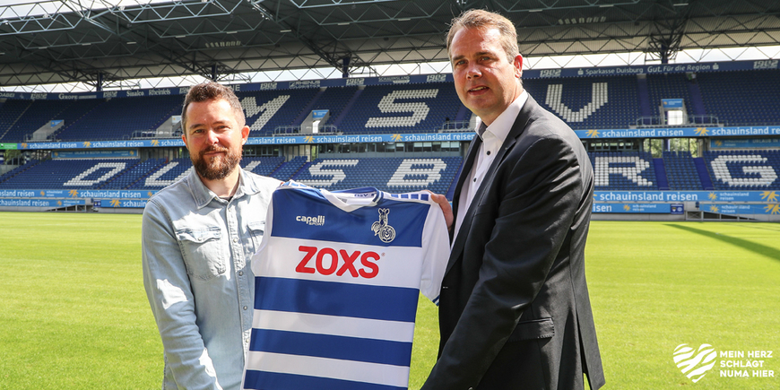 Zoxs Neuer Haupt Und Trikotsponsor Des Msv Duisburg Msv Duisburg