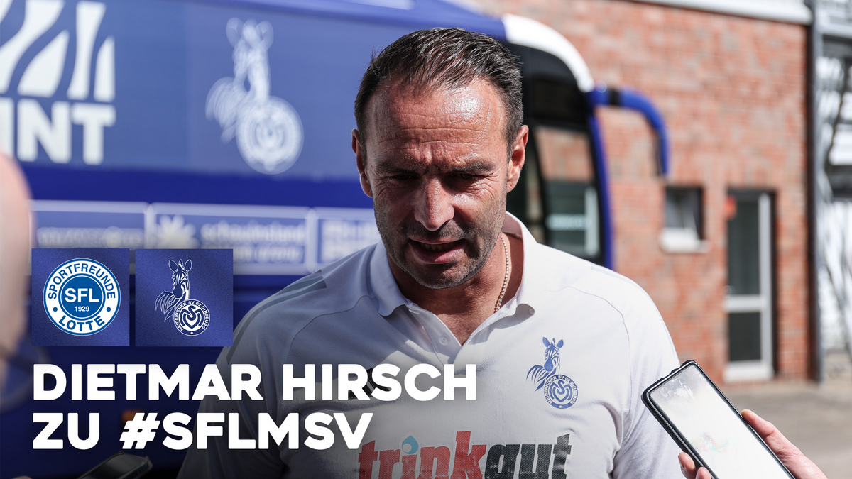 #SFLMSV | Die Mixedzone mit Dietmar Hirsch nach dem Sieg gegen Lotte