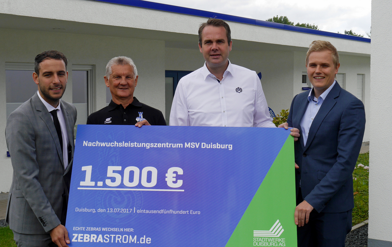 ZEBRASTROM: Stadtwerke Duisburg fördern Ausbildung der MSV ...